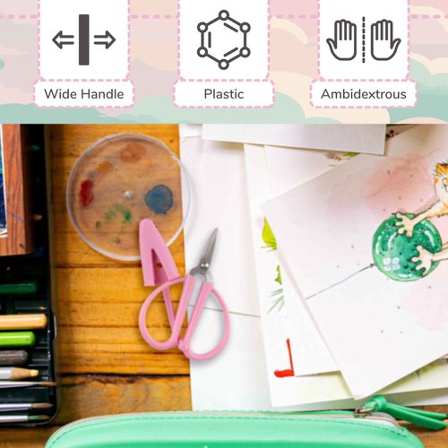 JubileeYarn Tiny Traveler Scissors - Portable Mini Airplane Snips - Beach Glass, Sea Pink, Aqua Haze - 30 Total Scissors