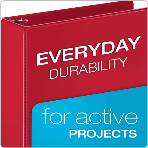 Cardinal Binders 4-Pack, 2" Round Ring 475-Sheet and 1" Economy 225-Sheet Black Binders