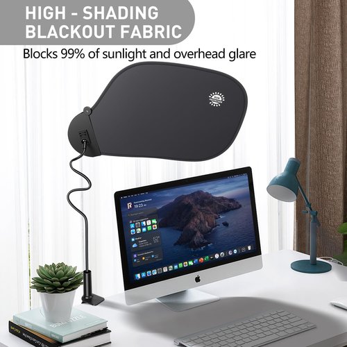 Cubicle Shade | Desk Light Blocker for Overhead Glare - Ideal for Light Sensitive Workers (Standard)