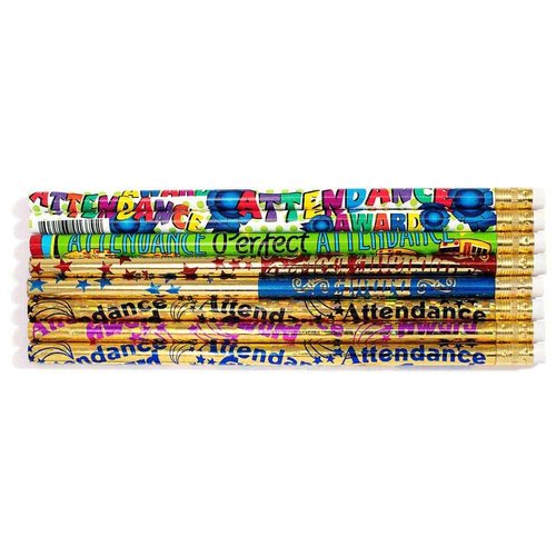 TCDesignerProducts Anderson's Attendance Pencil Tub, Fun & Colorful Pencils, Perfect for School Supplies, Classroom Rewards, Creative Writing, Party Favors, and Motivational Gifts, Set of 144