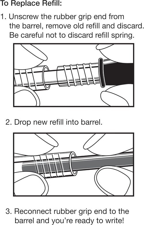 PILOT G2 Gel Ink Refills - Bold 1.0mm Black Ink for Rolling Ball Pens | 12-Pack