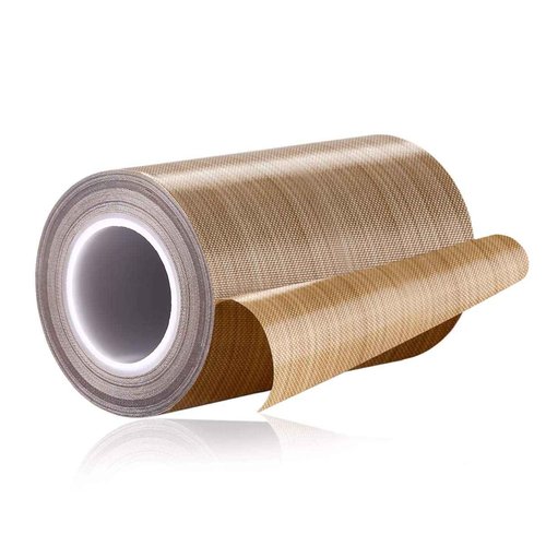 SENCOL PTFE Coated Fiberglass Telfon Tape,high Temperature Tape;Drying Mechanical Conveyor Belt; Welding Sealing Tape; -196℃ - +300℃ … (Brown, 100mm x 12yards x 0.18mm)
