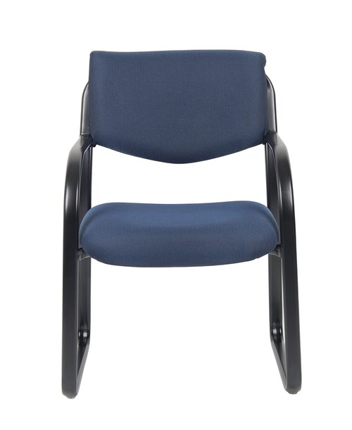 Boss Office Products Fabric Guest Chair in Blue