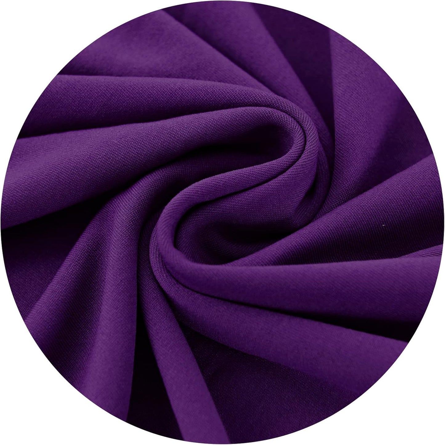 Stretch Chair Cover by Skiennix - Durable Zipper, Washable Spandex Slipcover for Office Chairs - Purple