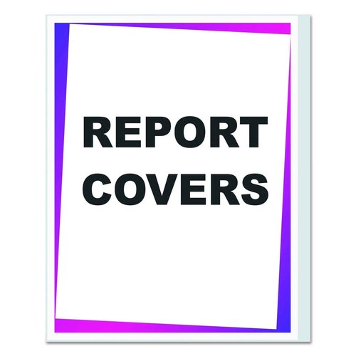 C-Line Clear Report Covers Only, Vinyl, for Use with Slide 'N Grip Binding Bars, 8.5 x 11 Inches, 100 per Box (31357) (Pack of 2)