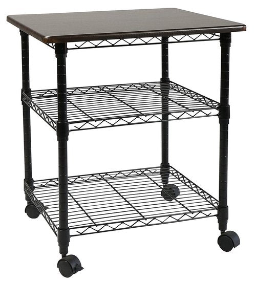Apollo Hardware Printer Stand Series / 3 Tier Printer Stand(Black) 18" Wx21 Lx27 H (3 Tier)