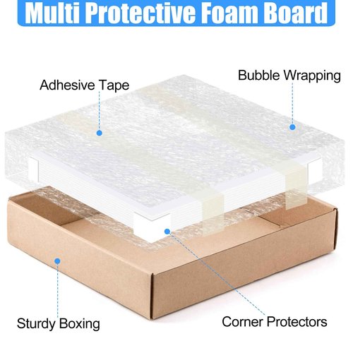 ToLanbbt 12 Pack White Foam Board, 24 x 36 x 3/16" Thick Foam Core Acid Free Poster Foamboard for Art Craft Projects, Painting, Displaying, Signage, Wedding, School