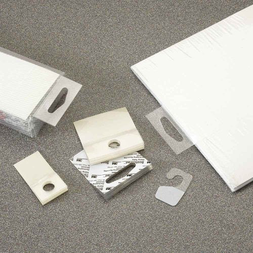 3M Hang Tab 1076, Clear, 2 in x 2 in