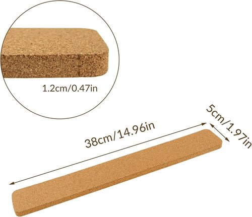 Felt Pin Bulletin Cork Board Strips by [Brand Name] - 15 x 2.5 Inches for Office & Home Decor