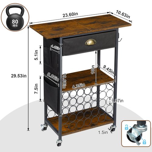 Lyuwanxian Craft Organizers and Storage Cart: Craft Room Cart for Organizing Cutting Accessories and Machine, Vinyl Roll Storage and Organization Holder, Heat Press Stand Table with Wheels