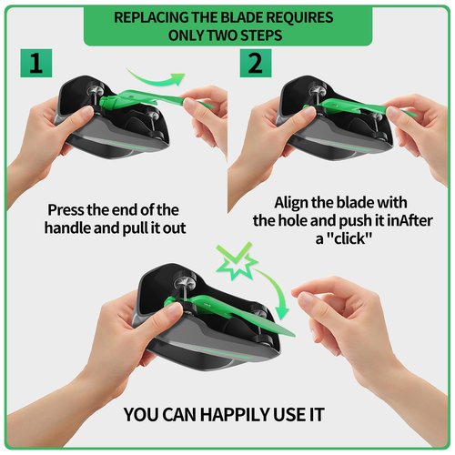 2 Pack Wrapping Paper Cutter with 3 Replaceable Blades,Gift Wrap Cutter Tool for Holiday, Slider Wrap for Wrapping Paper Cutting Roll Style for Christmas