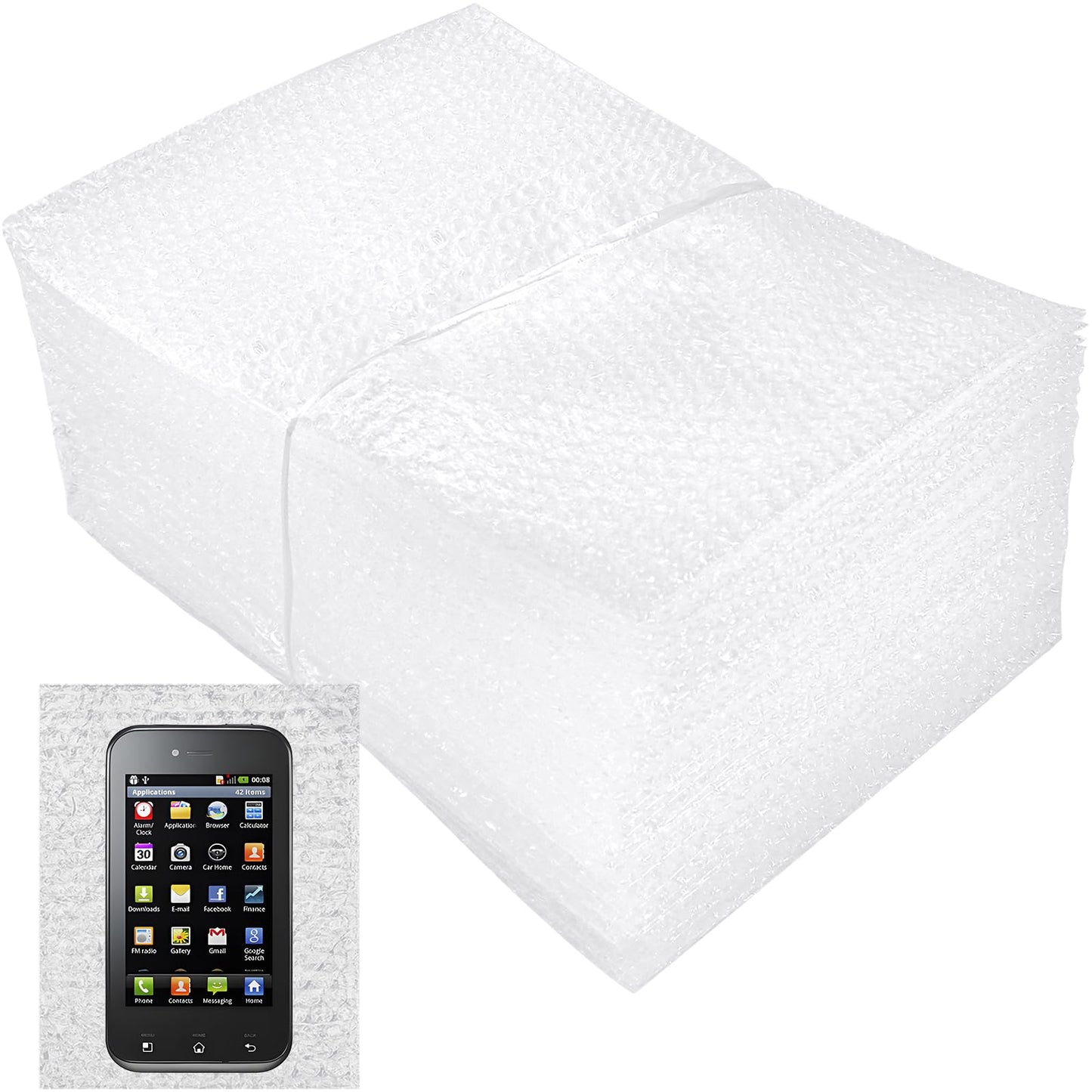 Bubble Pouches Wrap Bag 8 Inch x 10 Inch,30 Pcs Double Wall Thickening Shockproof Bubble Bags, Clear Bubble Out Bags Protective Bubble Pouch, Cushioning Bags for Moving, Shipping and Packing