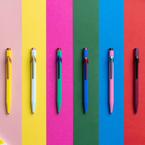 Caran d'Ache 849 Ballpoint Pen 'Claim Your Style' Edition 2 - Hibiscus Pink