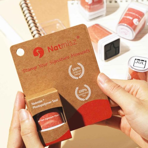 Natmisz:Marine Animal Self Inking Stamp Set - Exclusive Custom Design - Perfect for Daily Planner, Journaling Notebooks, Scuba Diving Log, Travel Hiking Camping Journal (5-Design Stamp Assortment)