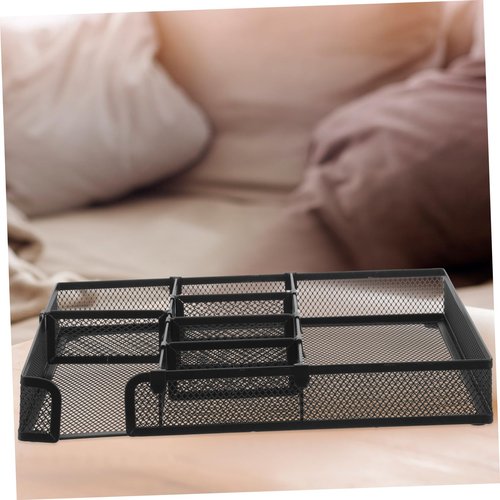 Tofficu Office Organization Metal Organizer Mesh Document Holder for Desk Storage for Home and Office Organization Capacity for Files and Accessories