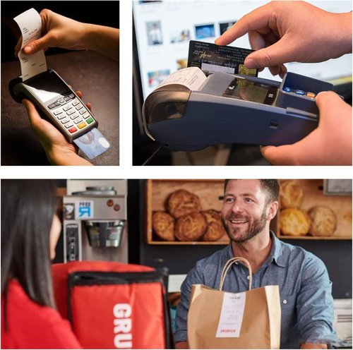 Immuson - Thermal Paper Receipt Rolls 2 1/4 x 50 Feet, Receipt Paper 2 1/4 x 50 Feet, Cash Register for Verifone Credit Card Terminals (1000 Rolls)