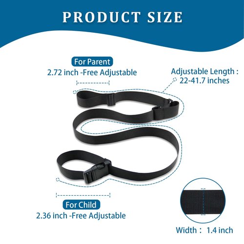 Anti Lost Wrist Strap, Escape Proof Wrist Leash with Adjustable Tether and Lock Buckle for Children with Autism, ADHD and Special Needs for Supermarket Mall Airport Park Zoo Travel