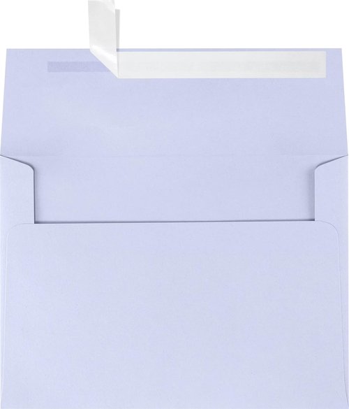 LUXPaper A7 Invitation Envelopes - Peel & Press | 5.25" x 7.25" | Lilac Purple | 80lb Text | 50 Count