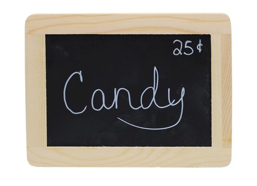 Creative Hobbies® Synthetic Chalkboard with Unfinished Wood Frame 4 x 6 Inch -Case Pack of 24 Chalkboards