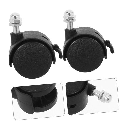 HAWILLOSCH 4pcs Caster Wheels for Electric Heater Swivel Casters for Oil-Filled Radiators Easy Installation Furniture Trolley Accessories Floor-Friendly Replacement Wheels