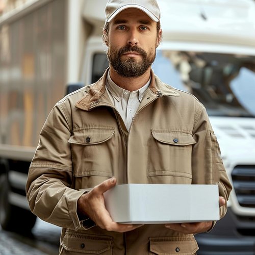 Hoikwo Shipping Boxes - Set of 30 White Corrugated Cardboard Boxes for Small Business Packaging