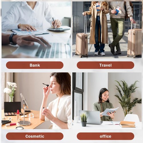 10pcs Bank Deposit Money Bags with Zipper 11 X 6 Inches Cash Bags Money Envelope with Clear Window PU Leather Zipper Pouch Wallet for Women Men Cash, Coins, Cosmetics, Invoice, Bills