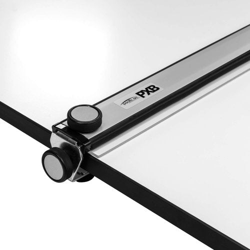 Pacific Arc Table Top PXB Drawing Board with Parallel Bar, White, 20 inches by 26 inches