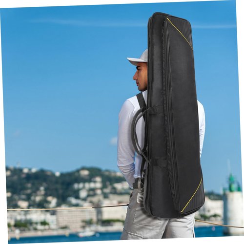 Toddmomy Trombone Gig Bag Backpack Music Carrying Bag Oxford Cloth Cotton Dedicated Trombone Case