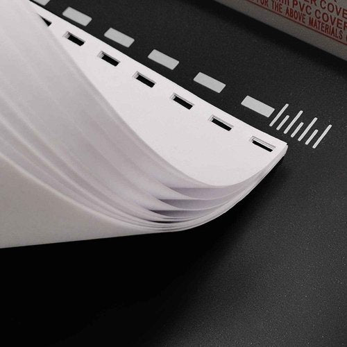 RAYSON SD1202 Binding Machine with Combs Set and 100pcs of 5/16" Multicolor Comb Binding spines - 19 Hole Comb Binder for Punching or Binding
