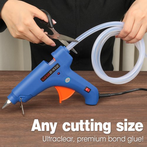 3 Pack Hot Glue Sticks Rolls, Full Size 5 FT Long x 0.43" Diameter Glue Sticks for Glue Gun, Widely Used in Wood, Metal, Glass, Plastic, Floral, Fabric, and More