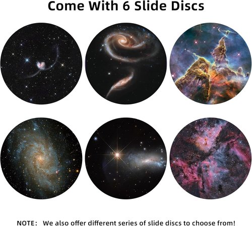 Realistic Discs - 5K Ultra HD Slides for Ainael Galaxy Projector | 6 Disc Set for Home Planetarium