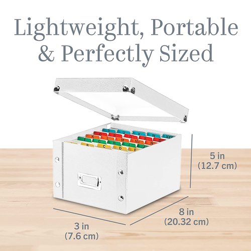 Snap-N-Store CD Storage Box - Pack of 1/2 - Durable Disc Holder with Lid to Store for Discs (1 Pack - DVD, White)