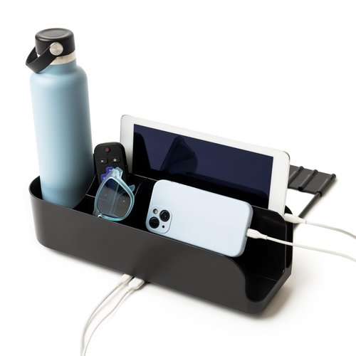 Squirrel Black Bedside Caddy