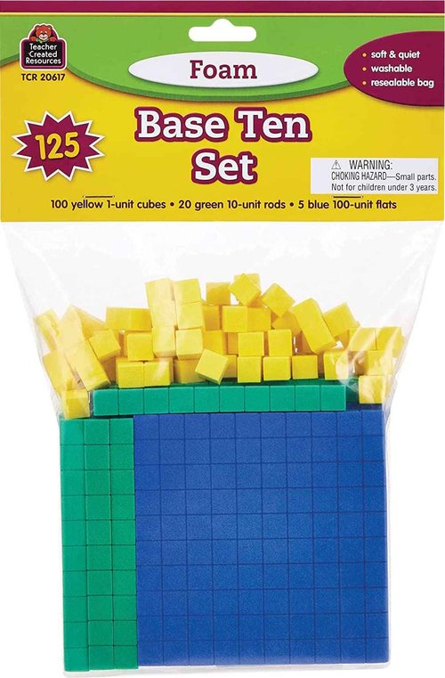 Teacher Created Resources Foam Base Ten Set (20617) (Pack of 18)