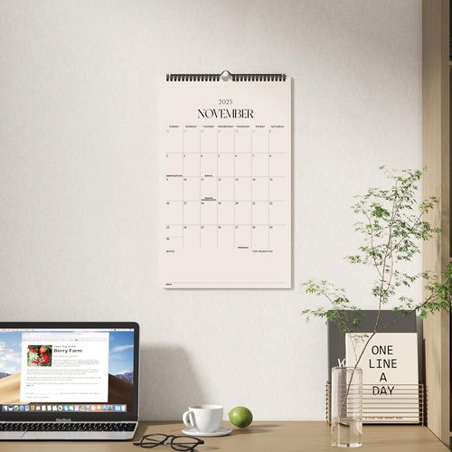 Jotsome Wall Calendar 2025-2026, Large Academic Monthly Wall Calendar From July 2025 to December 2026 11x17 inch for Home and Office, Easy Planning