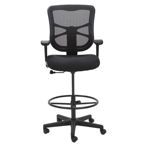 Alera ALE Elusion Series Mesh Stool, Black
