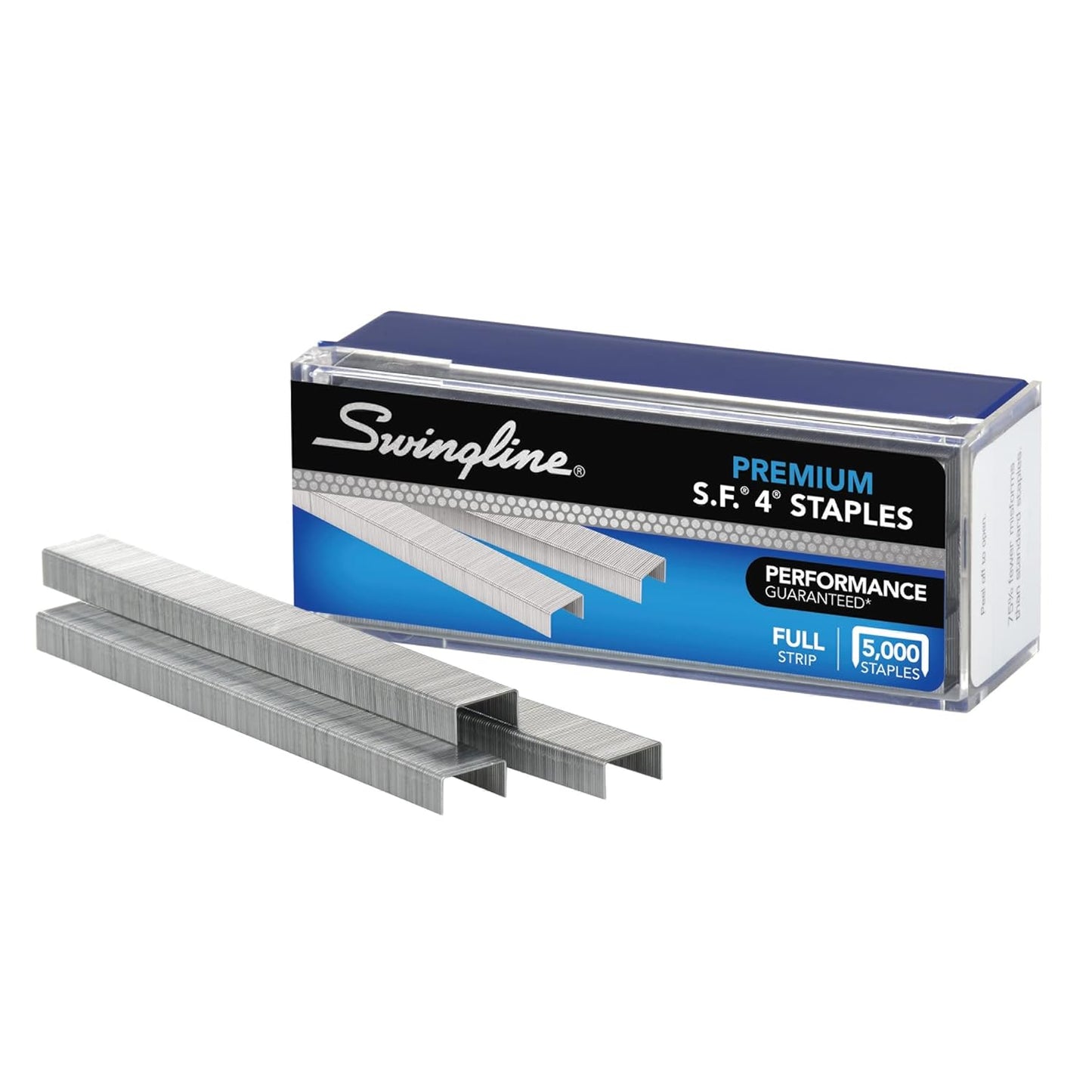 Swingline S.F. 4 Premium Staples - 1/4" Length, 210 Staples/Strip, 5000 Staples/Box
