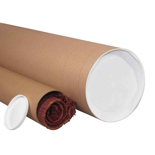 Partners Brand PP6024KHD Jumbo Mailing Tubes, 6" x 24", Kraft (Pack of 10)