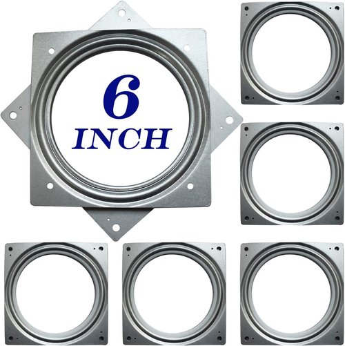 Skiennix 6-Inch Lazy Susan Turntable Bearing - 500lbs Capacity for Serving Trays & Kitchen Storage