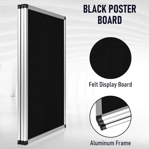 Jxgzyy Trifold Presentation Board - 3+1 Panel Art Display with Storage Bag | Tabletop Folding Design