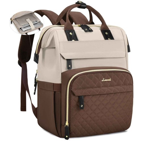 LOVEVOOK Laptop Backpack for Women, 17.3 inch Waterproof Nurse Bag Teacher Work Backpack Purse for Women, Travel Computer Backpack for College Office Business Ladies