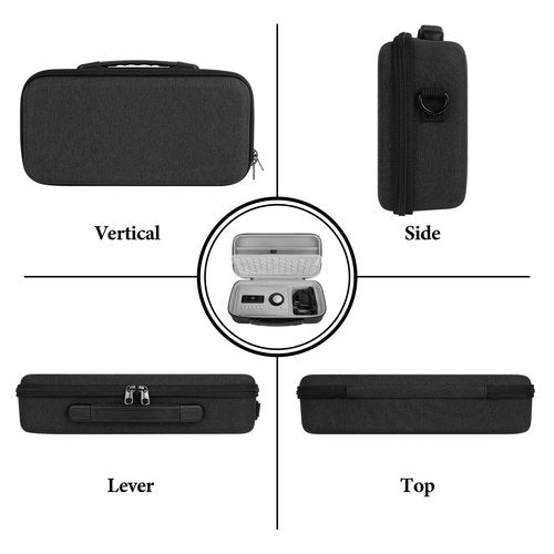 Geekria Audio Interface Carrying Case, Hard Shell Travel Bag Compatible with Universal Audio Apollo Solo/Apollo Solo USB (Dark Gray)