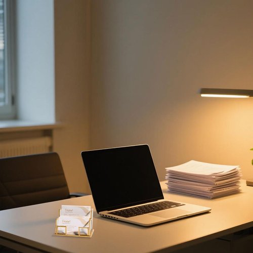 Feyarl Gold Glass Business Card Holder Business Name Card Display Stand Gift Cards Organizer Storage for Office Desktop Meeting Exhibition Reception (2 Slots)