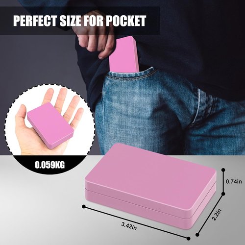Diyife Digital Pocket Gram Scale - 0.01g Accuracy Mini Jewelry Scale with Protective Cover | Pink 1000g Capacity