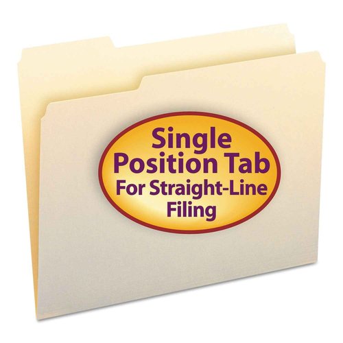 Smead End Tab File Pocket Letter Size 25 per Box and Smead File Folder Letter Size 100 per Box