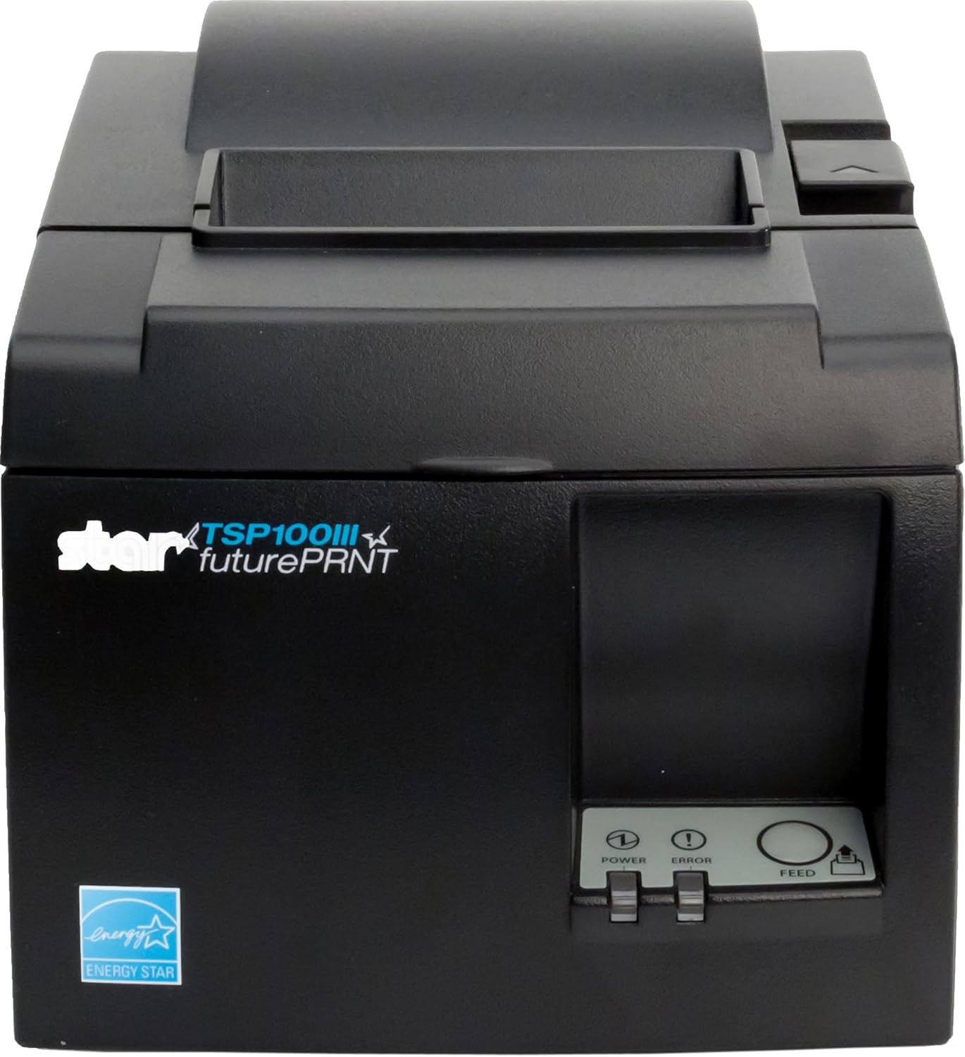 Star Micronics TSP143IIIBi Bluetooth Thermal Receipt Printer - Auto-Cutter, Internal Power Supply | Gray for iOS, Android, Windows