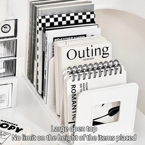 Multifunction Desktop Splitter Plate Mail and Letter Organizer broaden White Detachable Adjustable Storage Rack Save Space high-Capacity Office