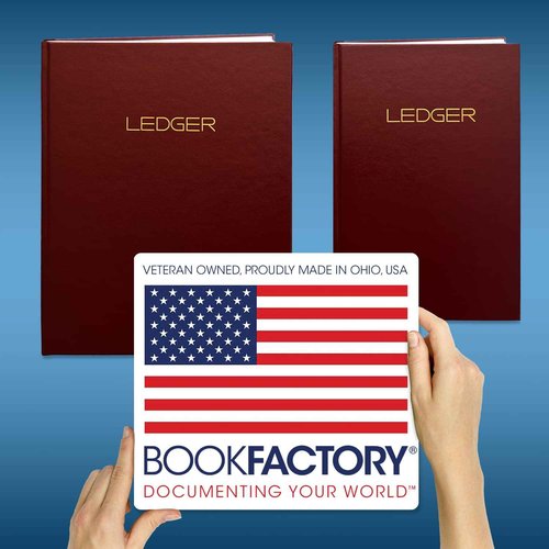 BookFactory Small Business Accounting and Productivity/Activity Bundle - Income & Expense; Ledger Book/Accounting; Daily Activity Log Book (BX-ACCT-Bundle