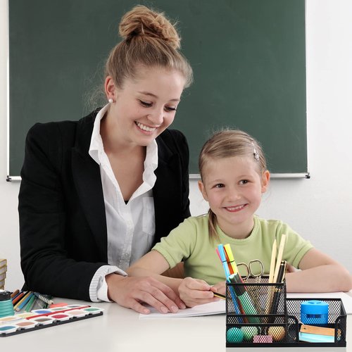 4 Pcs Mesh Desk Organizer 3 Compartments Mesh Pen Holder Sticky Notes Pencil Holder Black Metal Caddy Desk Pen Organizer for Desktop Accessories Storage Baskets Home Office and School Supplies