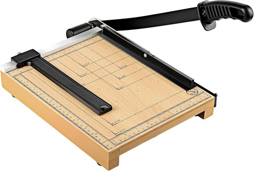 CreGear 12" Paper Cutter - Heavy Duty Guillotine Trimmer for Precision Cutting | Cuts 12-16 Sheets